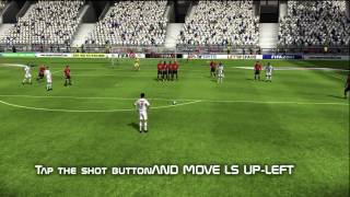 FIFA 09  quotLow Free Kick Tutorialquot [upl. by Oranneg]