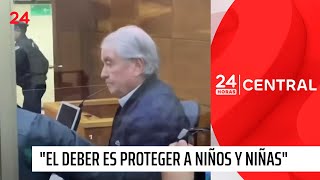 Caso Macaya quotEl deber es proteger a niños niñas y adolescentesquot  24 Horas TVN Chile [upl. by Joappa]