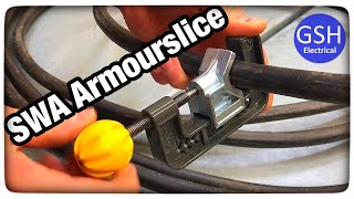 How to Make off a SWA Cable Using a CK Armourslice SWA Cable Stripper [upl. by Daye650]