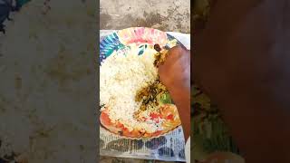 Bengali bhoj 😋🥵💕 viral​ trending​ food​ foodvlog​ foodie​ fried​ rice chilli​ chicken salad​ [upl. by Irmo]