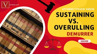 Sustaining a Demurrer versus Overruling explained [upl. by Hendren]