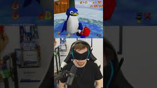 Blindfolded SM64 Penguin World Record sm64 speedrun worldrecord [upl. by Lawrence]