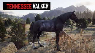 How to Get the Tennessee Walker Black Rabicano Horse in RDR2 [upl. by Dabbs]