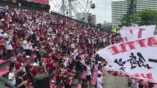 楽天の新しい応援スタイルが凄すぎる！！試合前スタメン発表amp応援歌201855撮影楽天生命パーク Japanese cool waching baseball style [upl. by Alekal]