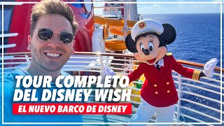 Recorrido completo del crucero Disney Wish [upl. by Adley]