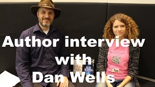 Interview with Dan Wells German subtitels  Das Bücherregal [upl. by Haisoj]