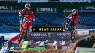 A Busy Track amp Title Fight Sets The Tone For The 2023 Oakland Supercross [upl. by Adniralc787]