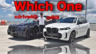 2025 BMW X5 Xdrive40i vs X5 m60i Which One is Better  All Specs ampTest Drive [upl. by Yrrehc762]