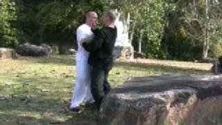 HEAVEN MAN EARTH TAIJI INTENATIONAL  Sifu Adam Mizner  Push Hands Thailand Dec 2008 part two [upl. by Ahsikyw]