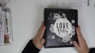 Een kijkje in Heidi Swapp Large Planner 2017Love Today en Goud [upl. by Franciscka]