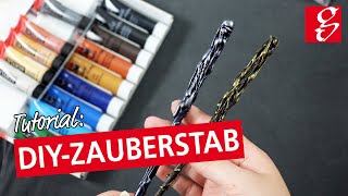 Zauberhaftes DIY  Eigenen Zauberstab basteln [upl. by Aivatco383]