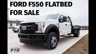 Ford F550 Flatbed  FOR SALE from PTR [upl. by Eaj]