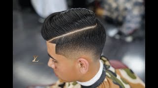 The Perfect Combover  Low Fade  Hard part tutorial [upl. by Moseley]