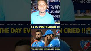 19 th November2023EVERY INDIAN CRIED 😭THIS DAYcricket cricketlover worldcup india indian [upl. by Negeam515]