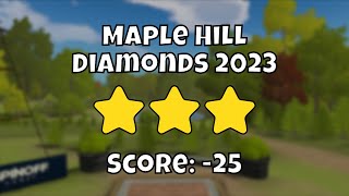 Maple Hill Diamonds 2023  Disc Golf Valley [upl. by Uria]