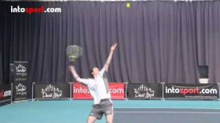 Tennis Serve Slice Serve Technique [upl. by Ayidah]