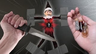 CUTTING OPEN EVIL ELF ON THE SHELF DOLL AT 3 AM WHATS INSIDE ELF ON THE SHELF [upl. by Egedan]