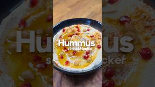 Selbstgemachter Hummus in Sekunden Perfekter Dip für eure Snacks 👩‍🍳hummus diy rezept [upl. by Etirugram228]