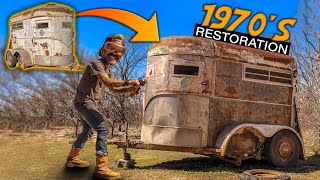 Restoring 50 Year Old Livestock Trailer  The Animals NEED to MOVE  Ranch  Homestead [upl. by Sokram]