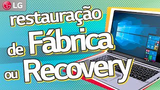 Computador  Restauração de fábrica ou Recovery [upl. by Freud]