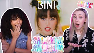 COUPLE REACTS TO BINI  Salamin Salamin MV amp Dance Practice [upl. by Gerdi]