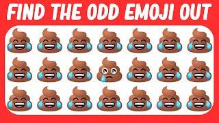 Find the ODD One Out Emoji Quiz  How Good Are Your Eyes [upl. by Melonie]