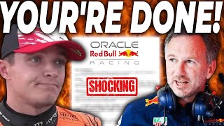 LAST MINUTE🚨Christian Horner Drops BOMBSHELL on McLaren After COMPLAINING About Penalty To Norris [upl. by Ahseniuq]