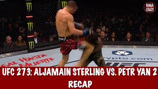 UFC 273 Aljamain Sterling vs Petr Yan 2 Recap [upl. by Rickie]