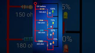 12V battery charging level indicator [upl. by Rimma]