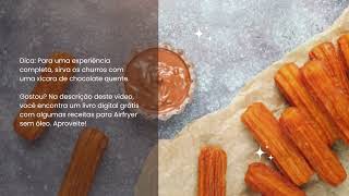 Receita de Churros na Air fryer Fácil de Fazer [upl. by Gresham940]