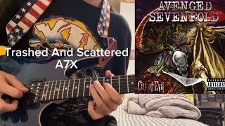 Avenged Sevenfold Trashed And Scattered Guitar Lesson [upl. by Haila]