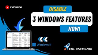 Disable These 3 Windows Features Now For Better Performance [upl. by Collyer]