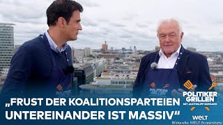 POLITIKERGRILLEN Ampel am Ende quotFrust den wir haben haben die Grünen auchquot – Wolfgang Kubicki [upl. by Aleb544]