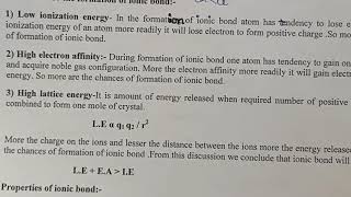 Conditions for the formation of ionic bond [upl. by Letnuhs]