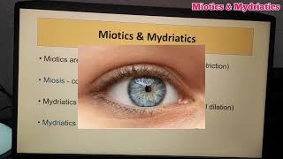 Miotics amp Mydriatics Pharmacology Shorts [upl. by Lemrac217]