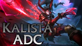 League of Legends  Blood Moon Kalista ADC  Full Game Commentary [upl. by Obala]