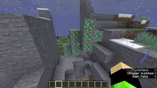 Biggest Emerald Vein In Minecraft 15 Emerald Ore Surface Vein [upl. by Tigdirb]