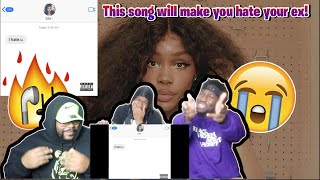 SZA  I Hate U Audio REACTION [upl. by Ennayoj]