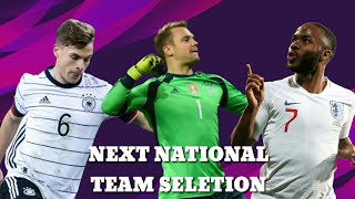 NEXT NATIONAL SELECTION PES 2021 MOBILE [upl. by Oiredised]