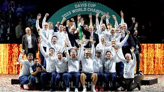 Davis Cup Finals 8 teams who have qualified for the knockout stages ft defending champions Italy [upl. by Lerrad]