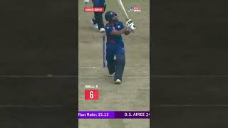 9 ball half century by Dipendra Singh Airee DSAiree can nepalcricket nepali airee Dipendra [upl. by Marston]