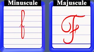 f majuscule et minuscule [upl. by Avat]