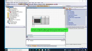 Mitsubishi MELSOFT Navigator Creating a network configuration diagram 2 [upl. by Ailahs952]