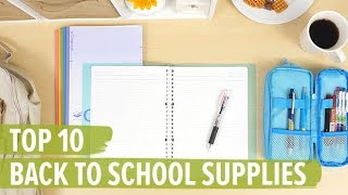 Top 10 Back to School Supplies [upl. by Paolo]