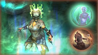 Titan Quest  Jade Seeker  VitalityElemental Dualthrow Doppelganger Shaman Build [upl. by Dmitri]