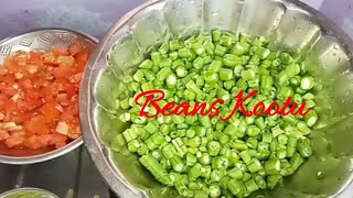 Beans Kootu Recipe in Tamil  Beans Moong Dal Curry  Siru Paruppu Beans Kootu [upl. by Hnil]