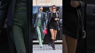 Kendall Jenner and Gigi Hadid new viral video kendalljenner gigihadid trendingshort model ytc ￼ [upl. by Eelek]