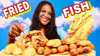 CRISPY FRIED FISH MUKBANG  FRIED CATFISH  LETS TALK ABOUT IT  EAT WITH ME  MUKBANG  먹방 [upl. by Vivienne201]