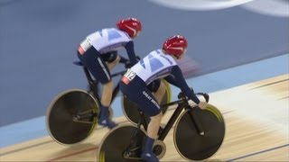 Mens Team Pursuit  Qualifying  London 2012 Olympics [upl. by Staffan]