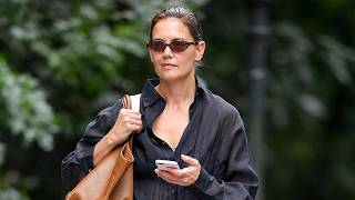 Katie Holmes Was Spotted On NYC Stroll Before Daughter Suri Cruises Labor Day break from CMU [upl. by Marienthal412]